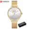 Luxury Womens Watch Stainless Steel Mesh Strap Matte Dial Japanese Quartz Movement 5