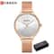 Luxury Womens Watch Stainless Steel Mesh Strap Matte Dial Japanese Quartz Movement 6