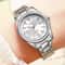 Ladies Luxury Fashion Watch Stainless Steel Band Luminous Calendar Business Casual Gift For Women 2