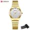 Women Luxury Stainless Steel Watch Classic Round Dial Quartz Stylish Business Wristwatches 5