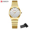 Women Luxury Stainless Steel Watch Classic Round Dial Quartz Stylish Business Wristwatches 5