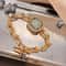 Creative Square Glass Bracelet Watch Luxury Minimalist Quartz Chain Design 0