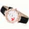 Rose Gold White Watch Set Love Diamond Women Watch Light Luxury Fashion Bracelet Holiday Gift 3