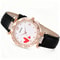 Rose Gold White Watch Set Love Diamond Women Watch Light Luxury Fashion Bracelet Holiday Gift 3