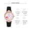 Rose Gold White Watch Set Love Diamond Women Watch Light Luxury Fashion Bracelet Holiday Gift 4