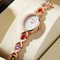 Elegant Temperament Rhinestone Quartz Watch For Ladies Retro Oval Dial Fashion Casual Timepiece 4