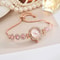 Fashion Ladies Quartz Wristwatch Elegant Rhinestone Women Watches Girls Bracelet Strap Gift Clock 2