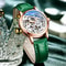 Luxury Women Automatic Mechanical Watch Waterproof Stainless Steel Ladies Skeleton Wrist Watch 1