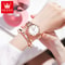 Rose Waterproof Quartz Watch For Women Original Brand Fashion Ladies Watches Date Genuine Beautiful 2