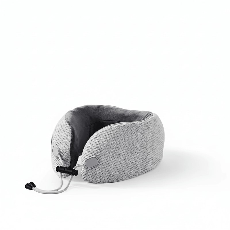 Neck Massager UShaped Massage Pillow Kneading Vibration Hot Compress For Fatigue Relief 0