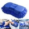 Microfiber Car Wash Sponge Auto Blue Chenille Cleaning Brush Towel Glove Styling Accessories 1
