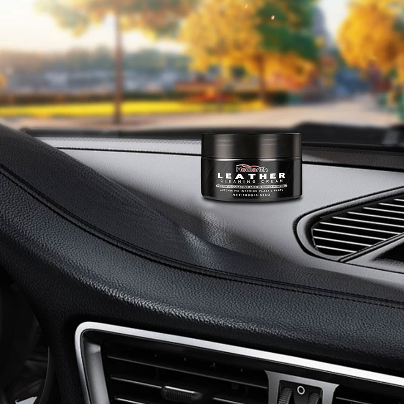 Leather Care Cream, Long Lasting Conditioner for Car Seats, Shoes, Bags, and Furniture