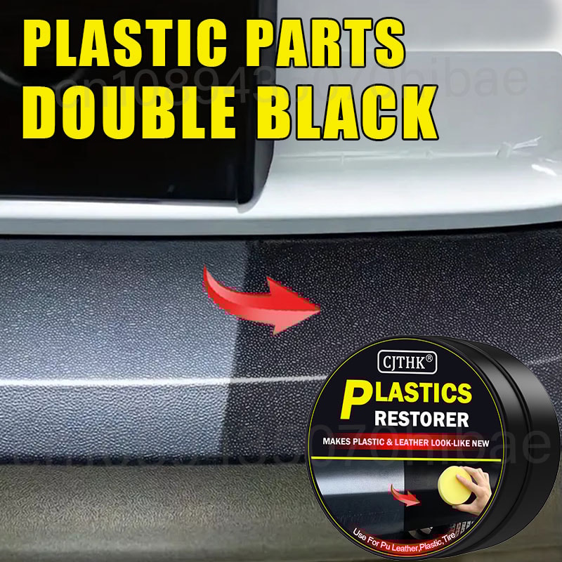 Plastic Leather Restore Car Plastic Restorer Back To Black Gloss Auto Polish Repair Coating Renova