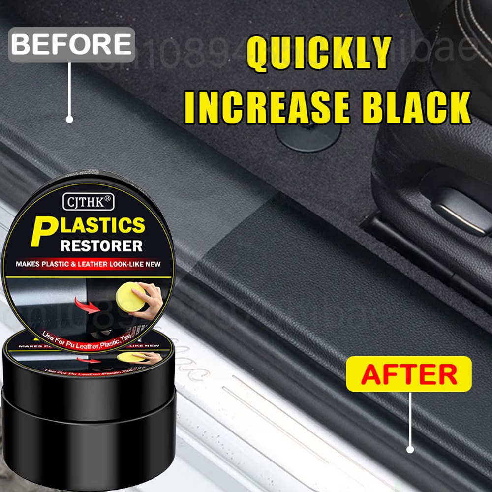 Plastic Leather Restore Car Plastic Restorer Back To Black Gloss Auto Polish Repair Coating Renova