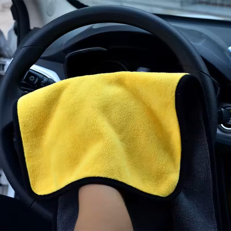 Car Wash Towels Professional UltraFine Fiber Absorbent Cloth For Glass Tires Interior Cleaning 2