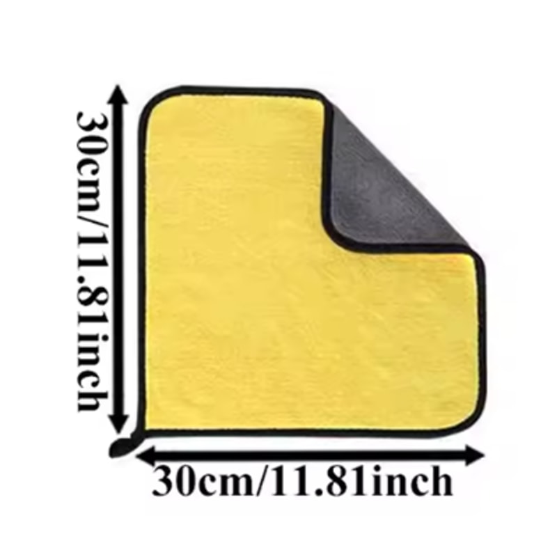 Car Wash Towels Professional UltraFine Fiber Absorbent Cloth For Glass Tires Interior Cleaning 3