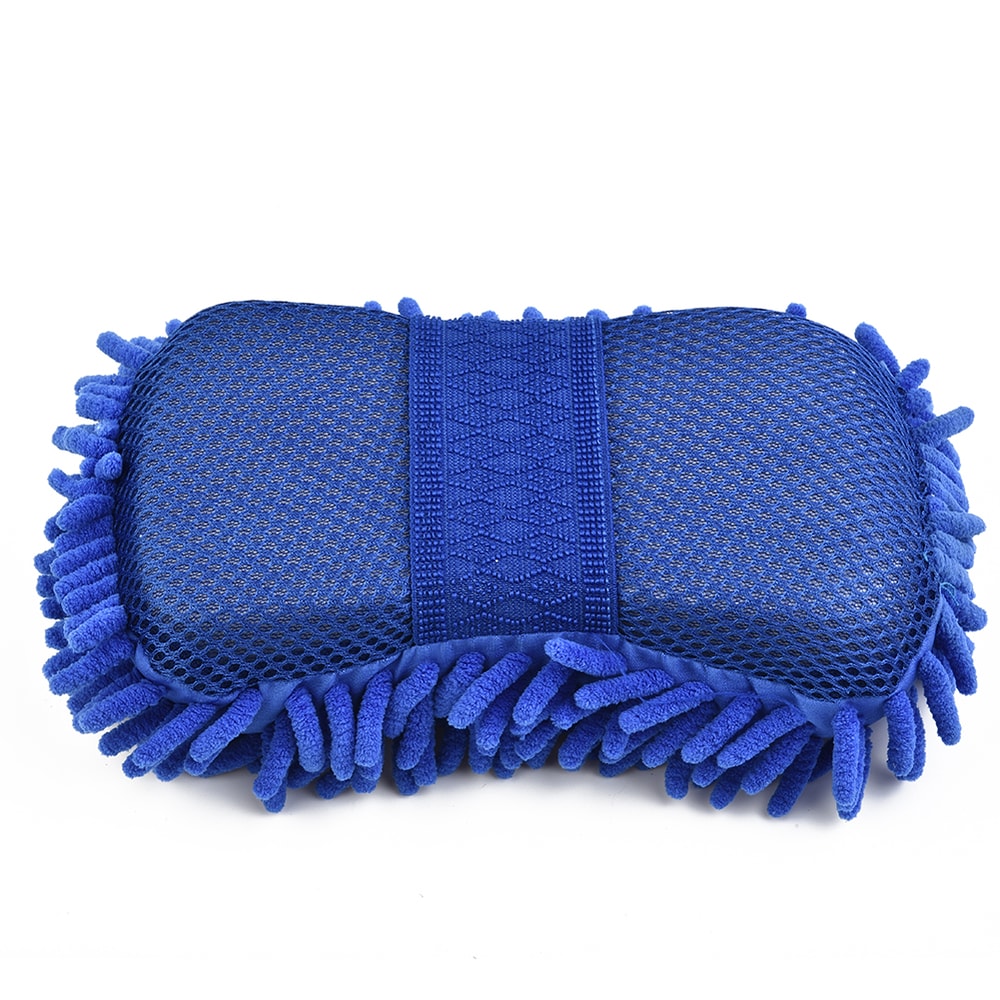 Car Wash Microfiber Chenille Sponge Auto Care Brush Pad Towel Gloves 7