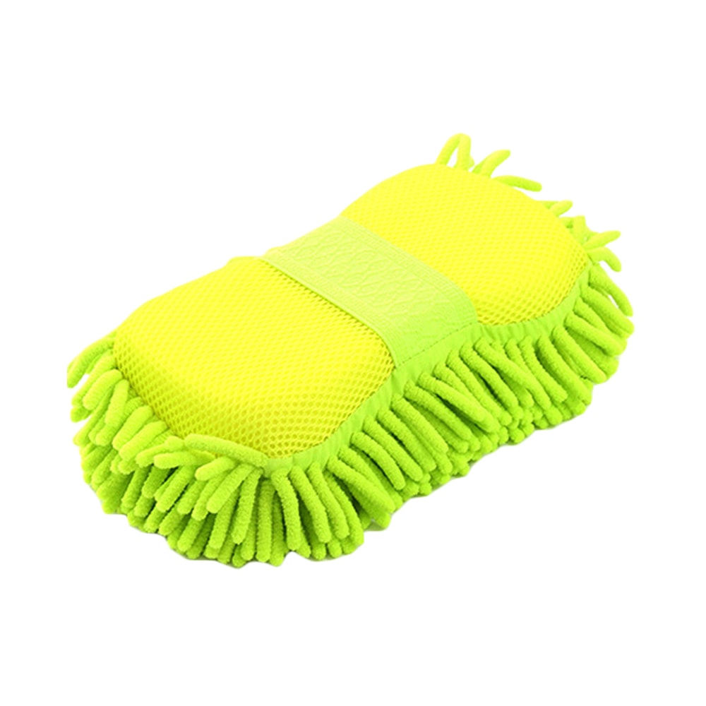 Car Wash Microfiber Chenille Sponge Auto Care Brush Pad Towel Gloves 5