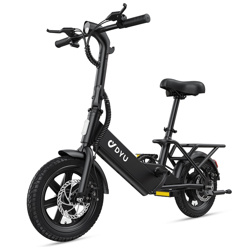 Electric Bicycle With Motor Lithium Battery Adjustable Seat Dual Disc Brakes 0