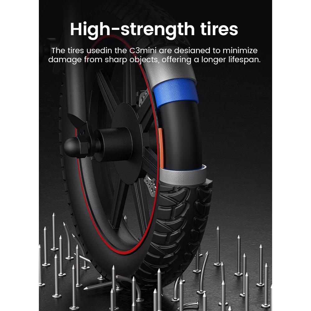 Electric Bicycle With Motor Lithium Battery Adjustable Seat Dual Disc Brakes 5