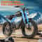 Electric Bike Motor, Fat Tire Adult Bicycle 32MPH, 7-Speed, 20 Inch