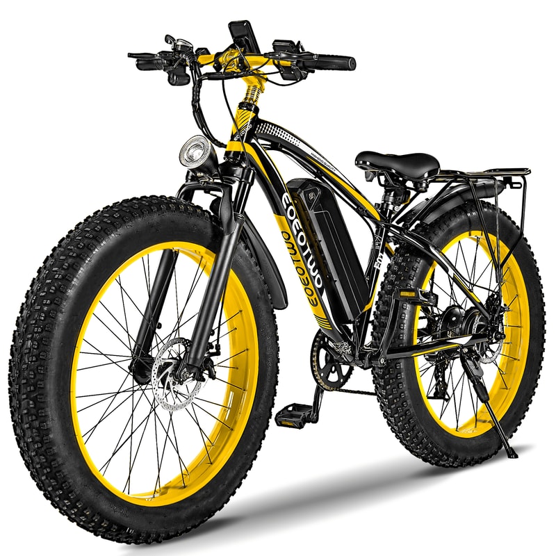 Electric Bike Adult 26 Fat Tire Peak Motor 34MPH Speed 60Mile Range Mountain E Bike 6