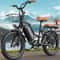 Adult Electric Bike 32MPH Mountain Electric Bicycle 20 Inch Fat Tire