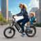 Adult Electric Bike 32MPH Mountain Electric Bicycle 20 Inch Fat Tire