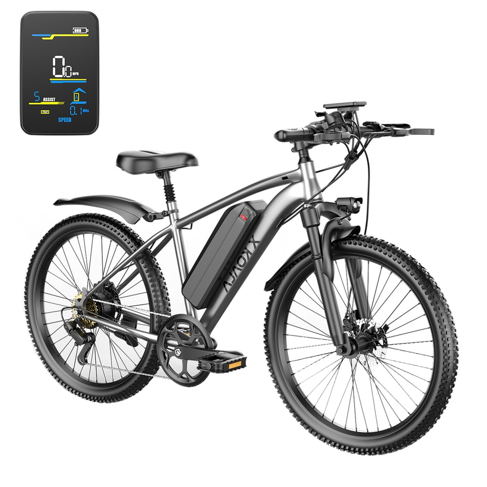 E Bike For Adults 7Speed Waterproof Pedal Assist 26 Electric Mountain Bike 0