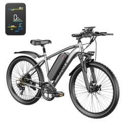 e bike for adults, 7-speed waterproof pedal assist, 26'' electric mountain bike