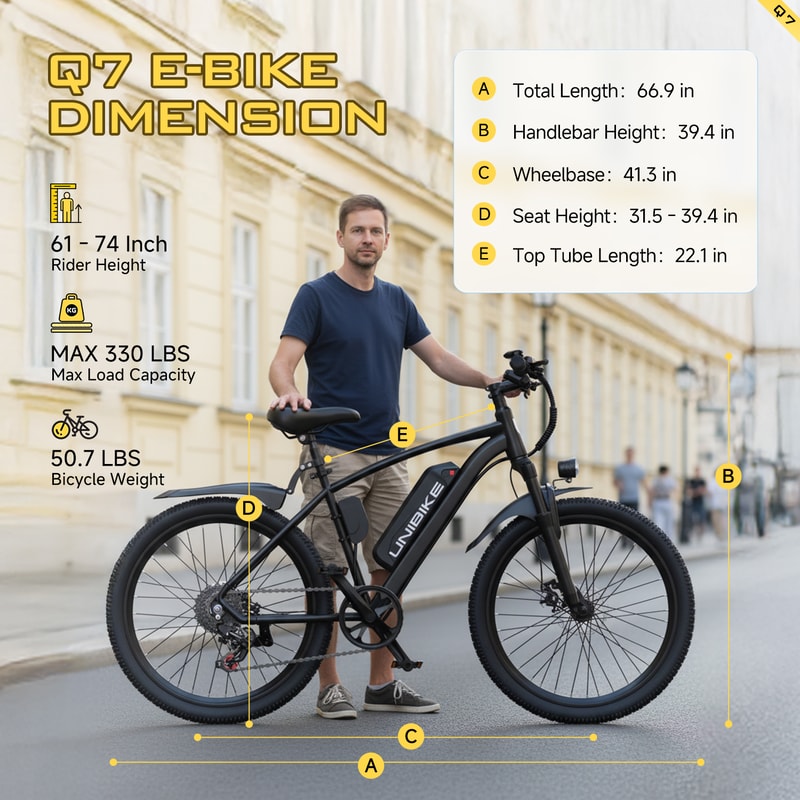 Electric Motorcycles Mountain E Bike for Adults, Peak Motor E bike, 10.3AH Electric Bicycle