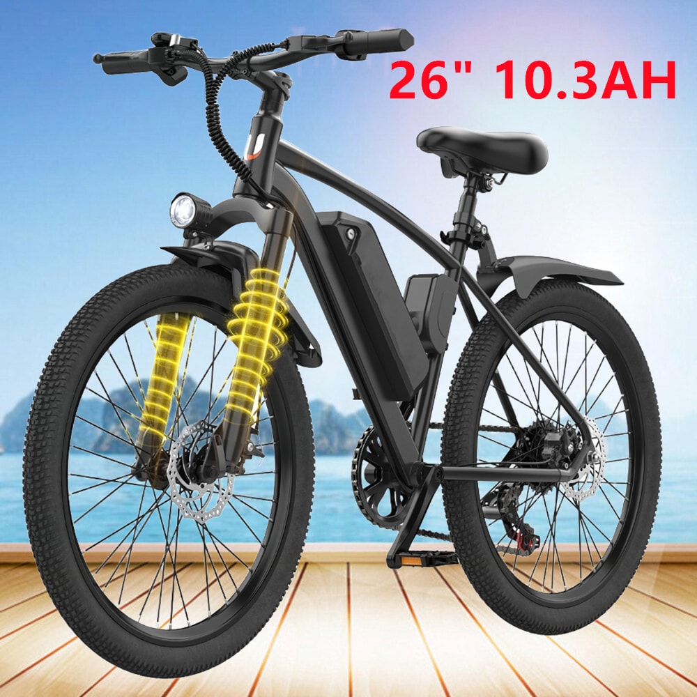 Electric Motorcycles Mountain E Bike for Adults, Peak Motor E bike, 10.3AH Electric Bicycle