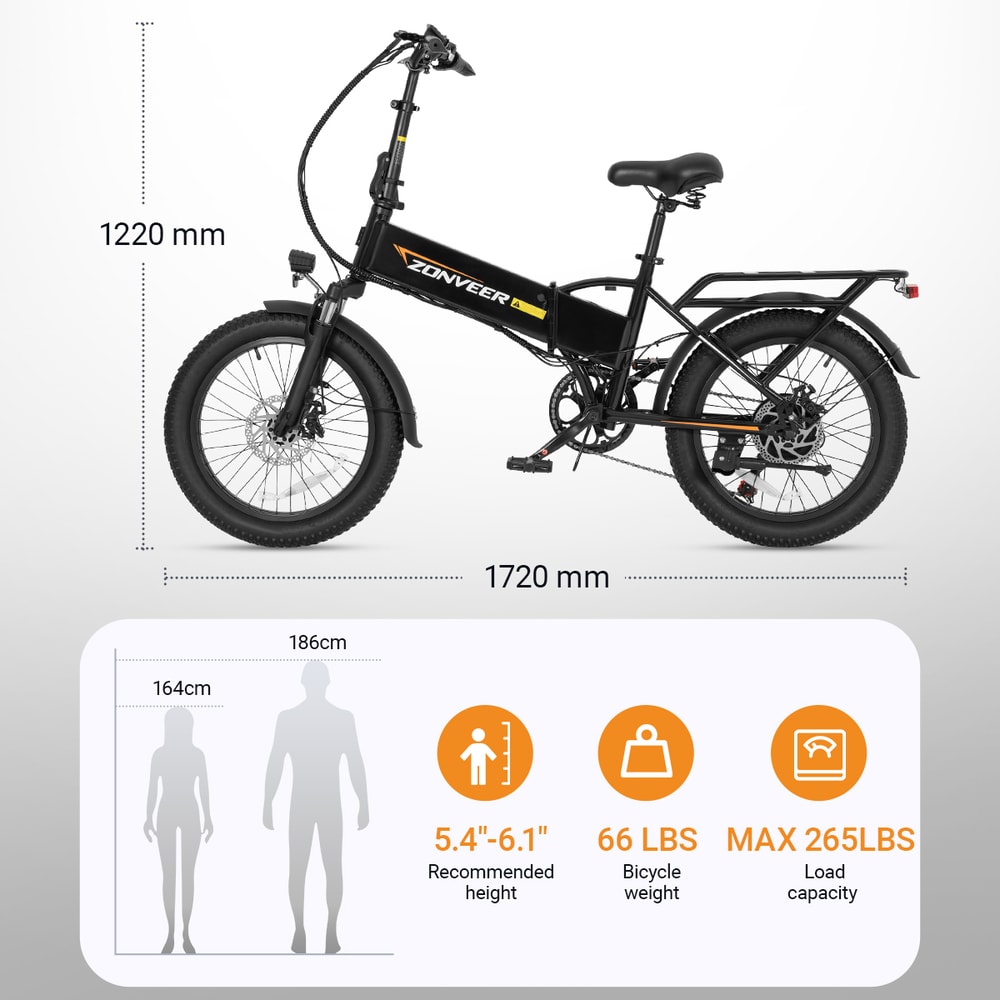 Lithium Battery Electric Bike Electric Bicycle Peak Motor 20x30 Inch Fat Tire 5