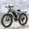 Adult Fat Tire E-Bike, Peak Motor, 15Ah Fast E-Mountain Bike, 26" All Terrain E-Bike, 28MPH, 60 Miles Range