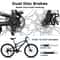 Mountain Bike Full Front Suspension for Men and Boys, Gear System, Steel Frame Dual Disc