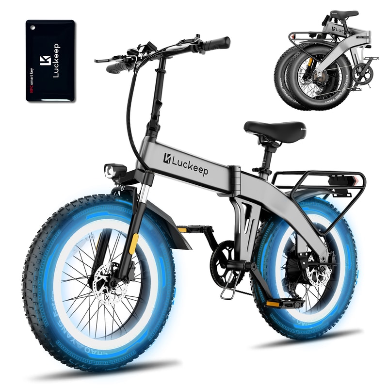 Folding Electric Bike For Adults Peak Motor 28MPH Speed 0