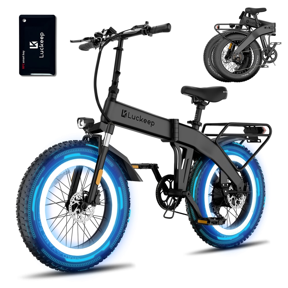 Folding Electric Bike For Adults Peak Motor 28MPH Speed 6