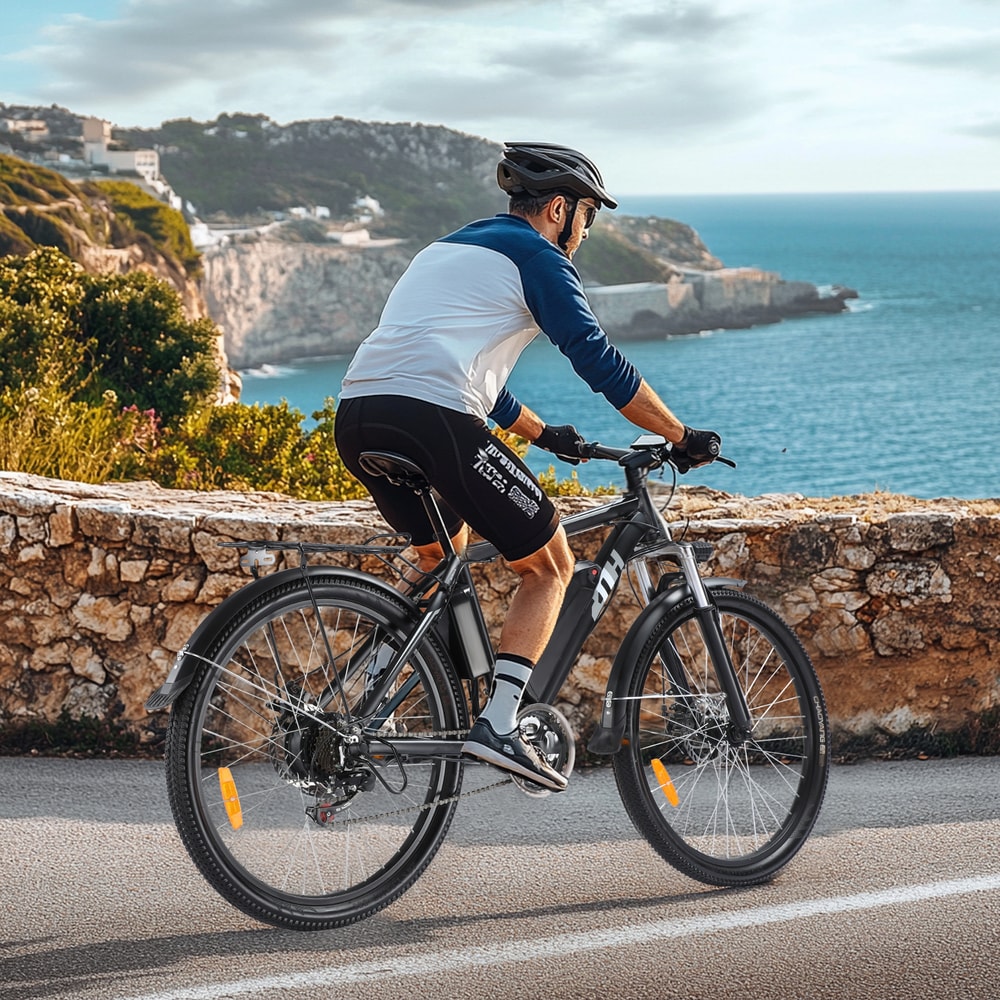 Electric Bike 26 Inch Electric Mountain Bike With Battery 50Miles 20MPH Adult Ebike 1