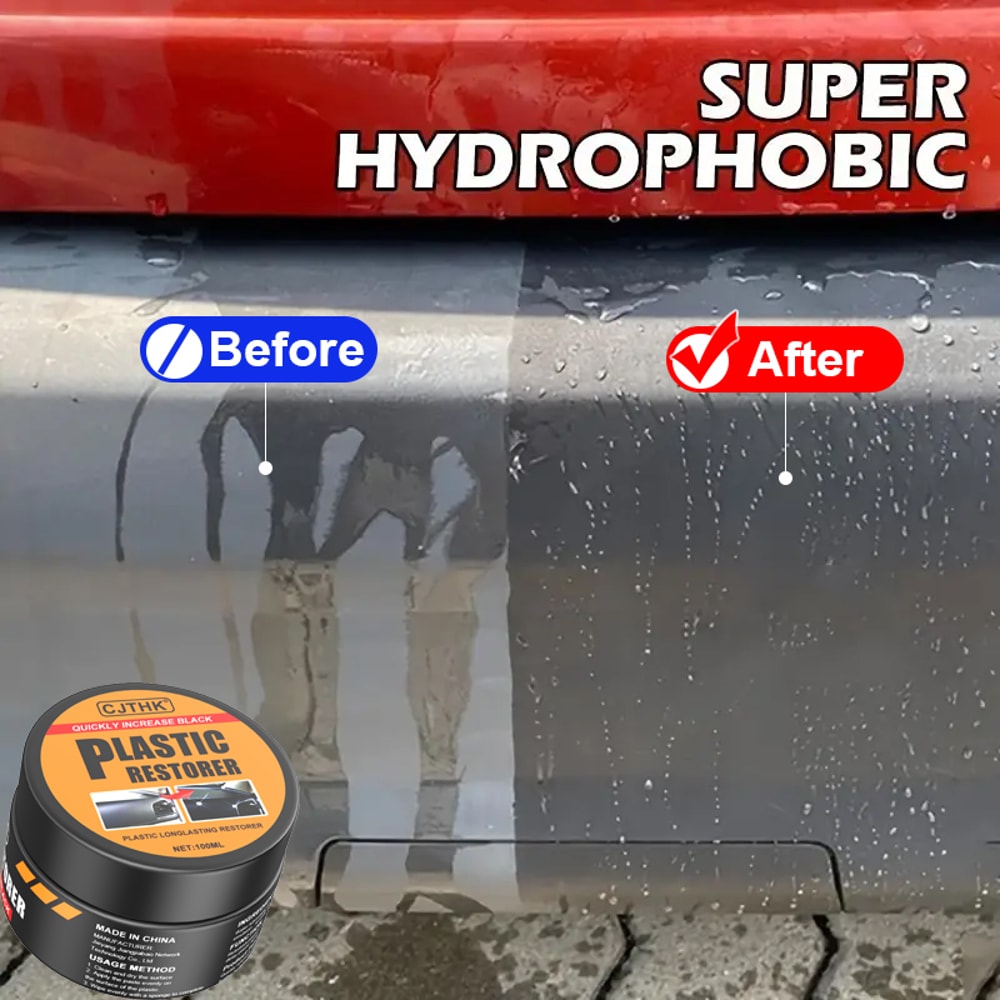 Auto Polish And Repair Coating Car Plastic Restorer Back To Black Gloss 4