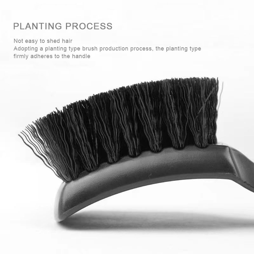 Multi-functional Tire Brush Stiff Brush for Car Cleaning, Steel Rim, Hub, and Fabric Scrub