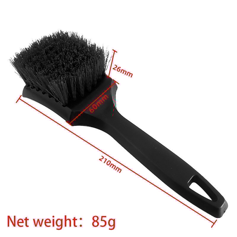 Multi-functional Tire Brush Stiff Brush for Car Cleaning, Steel Rim, Hub, and Fabric Scrub