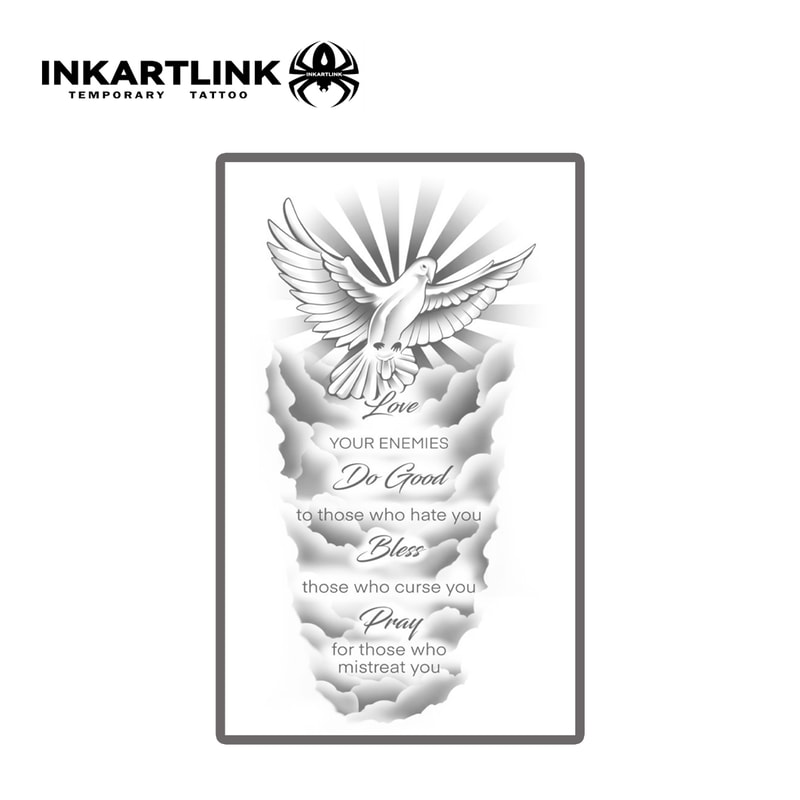 Magic Waterproof Pigeon Temporary Tattoo, Lasts 15 Days, Semi-Permanent Sticker