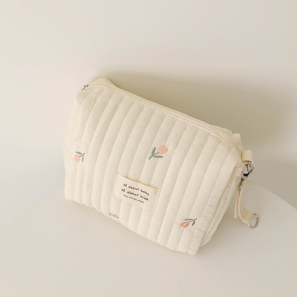 Newborn Baby Diaper Bag Mommy Bag Print Embroidery Zipper Nappy Pouch Travel Stroller Storage