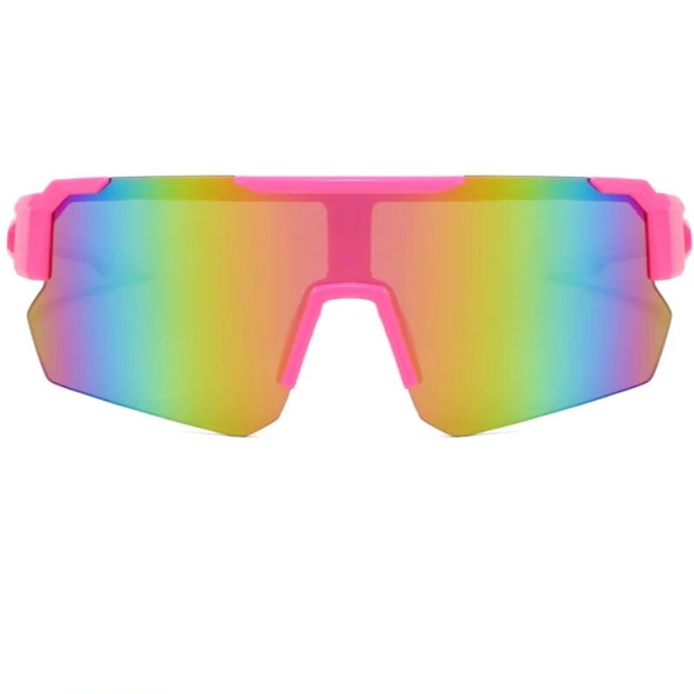 Colorful Pink UV Windproof Outdoor Cycling Sunglasses For Men And Women Mountaineering Goggles 1
