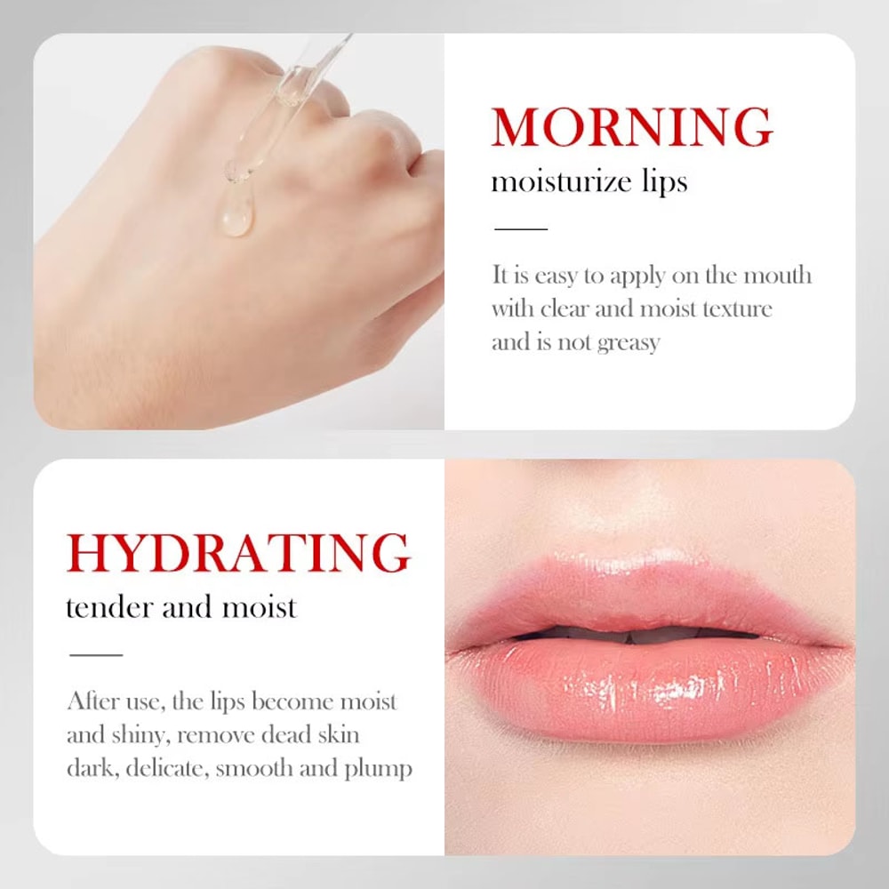 Non-Irritating Lip Plumper with Hyaluronate Acid for Hydration, Brightening, and Enhanced Lips