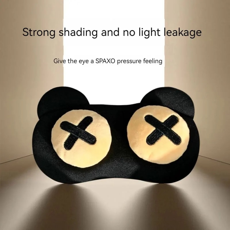 Comfortable Children Eye Mask Sleep Soothing For Eye Fatigue Warm Compress Wear 1