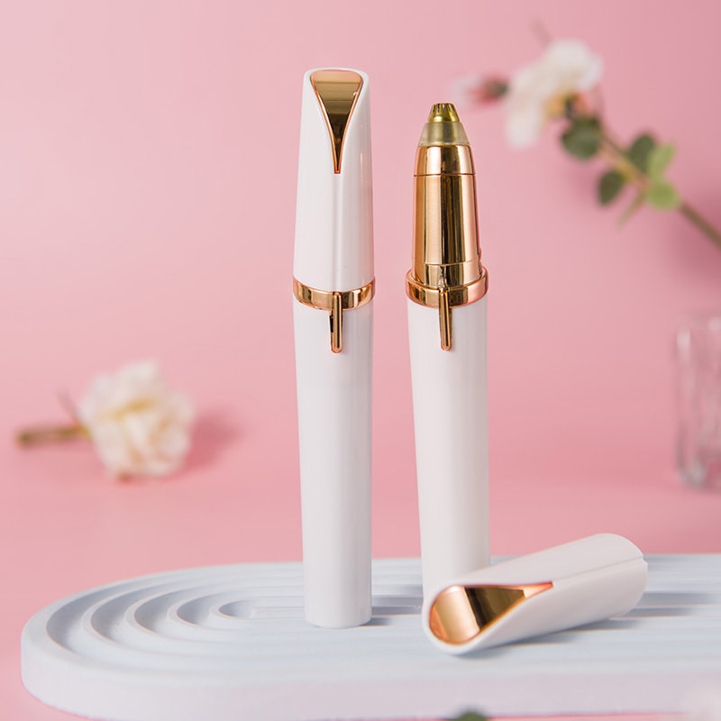 Automatic Electric Eyebrow Trimmer, Electric Eyebrow Trimming Tool For Beginners, Nose Hair Shaving Brush Scraper