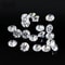 White Round Shape 6mm Cubic Zirconia Stones Brilliant Cut CZ Stones for Jewelry DIY Projects