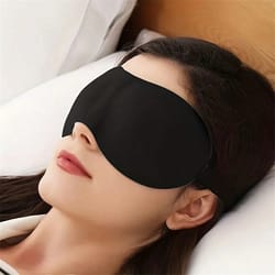 fully adjustable smooth natural sleep mask, comfortable for women and men, perfect for peaceful sleep