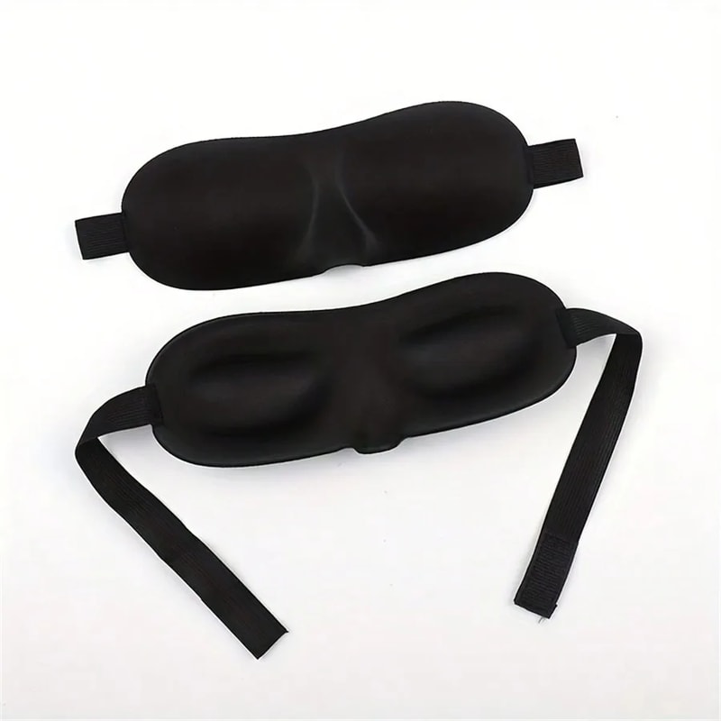 Fully Adjustable Smooth Natural Sleep Mask, Comfortable for Women and Men, Perfect for Peaceful Sleep